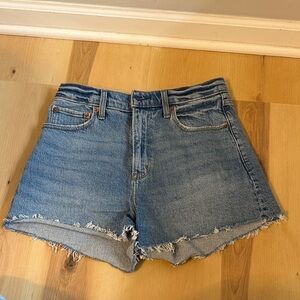 Abercrombie & Fitch The 90’s High Rise Relaxed Cutoff Shorts